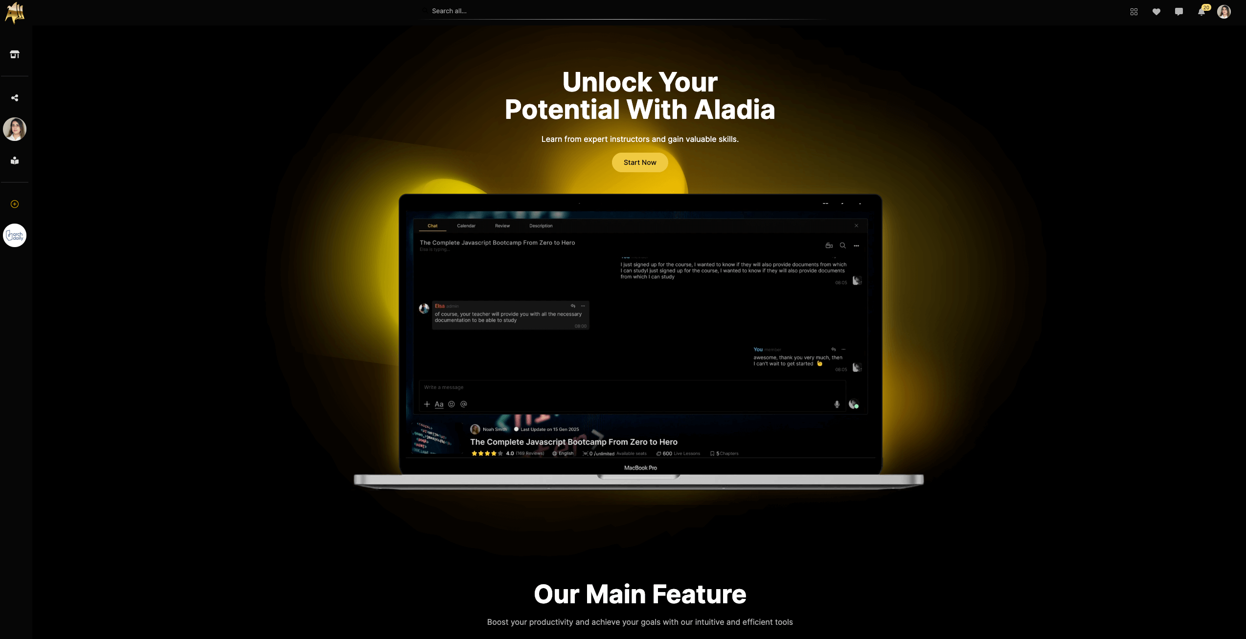 Aladia 在线学习平台（意大利）